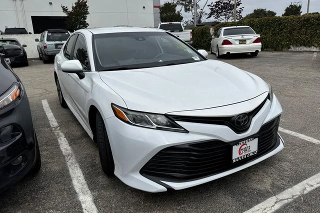 Used 2020 White Toyota LE image 2