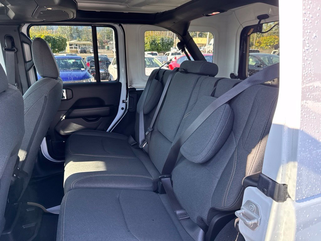 Used 2024 Bright White Clearcoat Jeep Sahara 4xe image 5