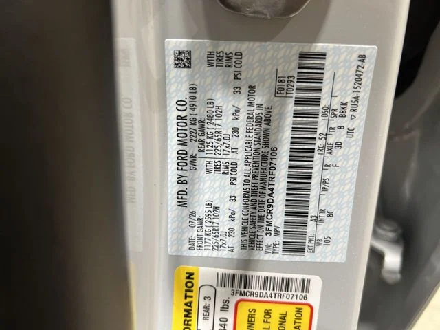 New 2026 Space White Metallic Ford Badlands® image 32