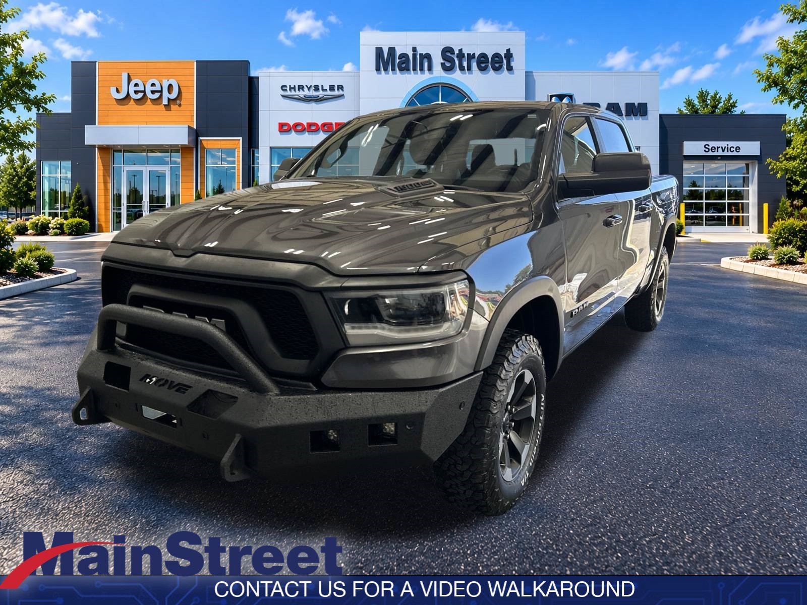 Used 2019 Granite Crystal Metallic Clearcoat Ram Rebel image 4