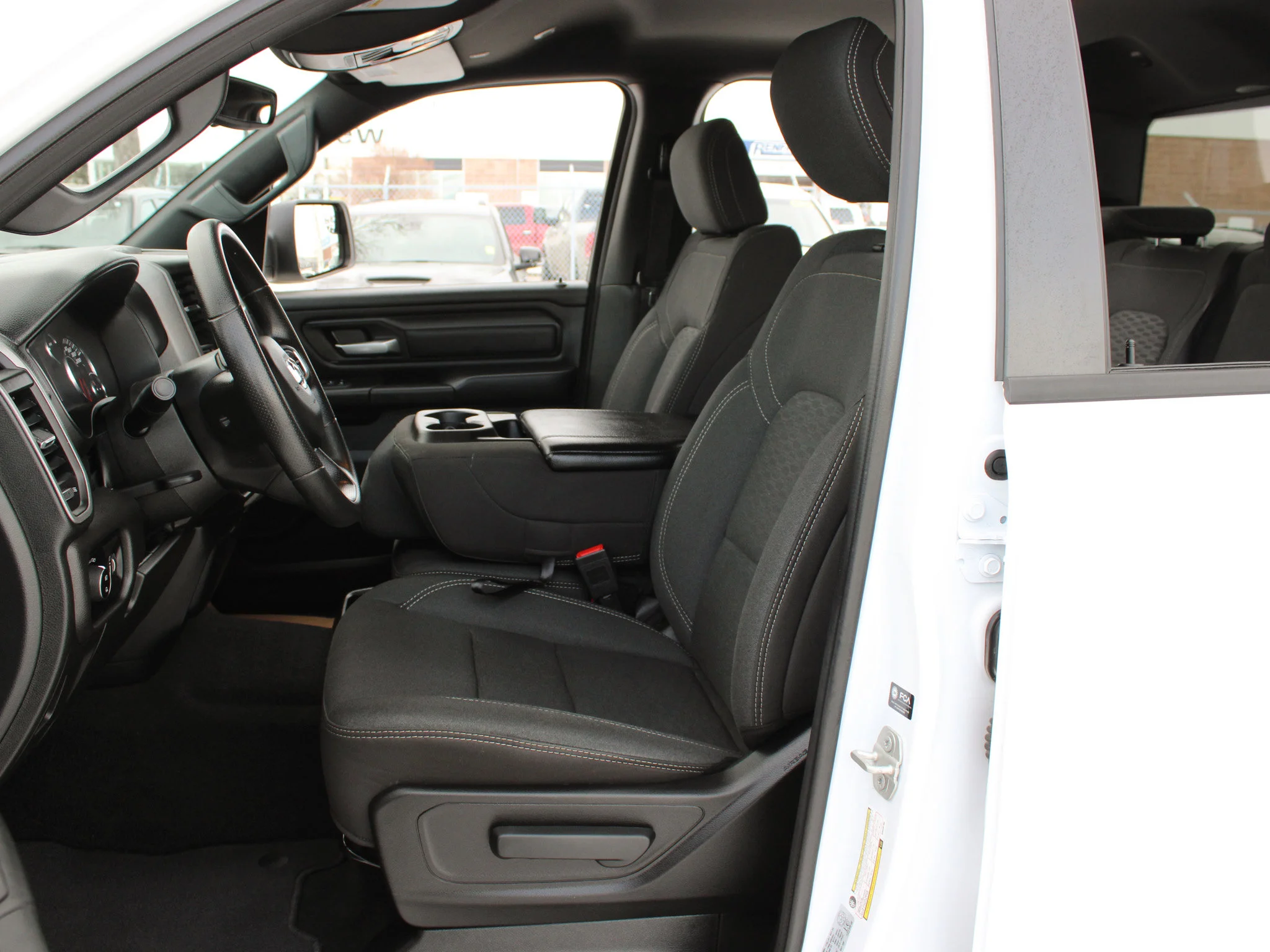 Certified Used 2025 White RAM Tradesman * No Accidents | Android Auto | Adaptive Cruise | Sport Appearance Package image 3