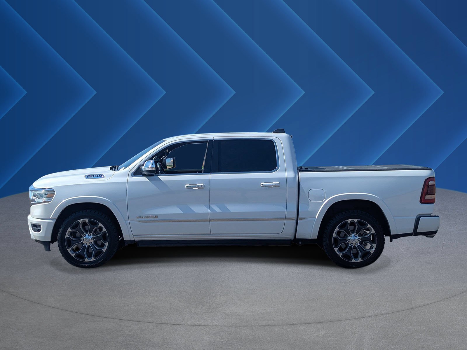 Used 2021 Ivory White Tri-Coat Pearlcoat Ram Limited image 6