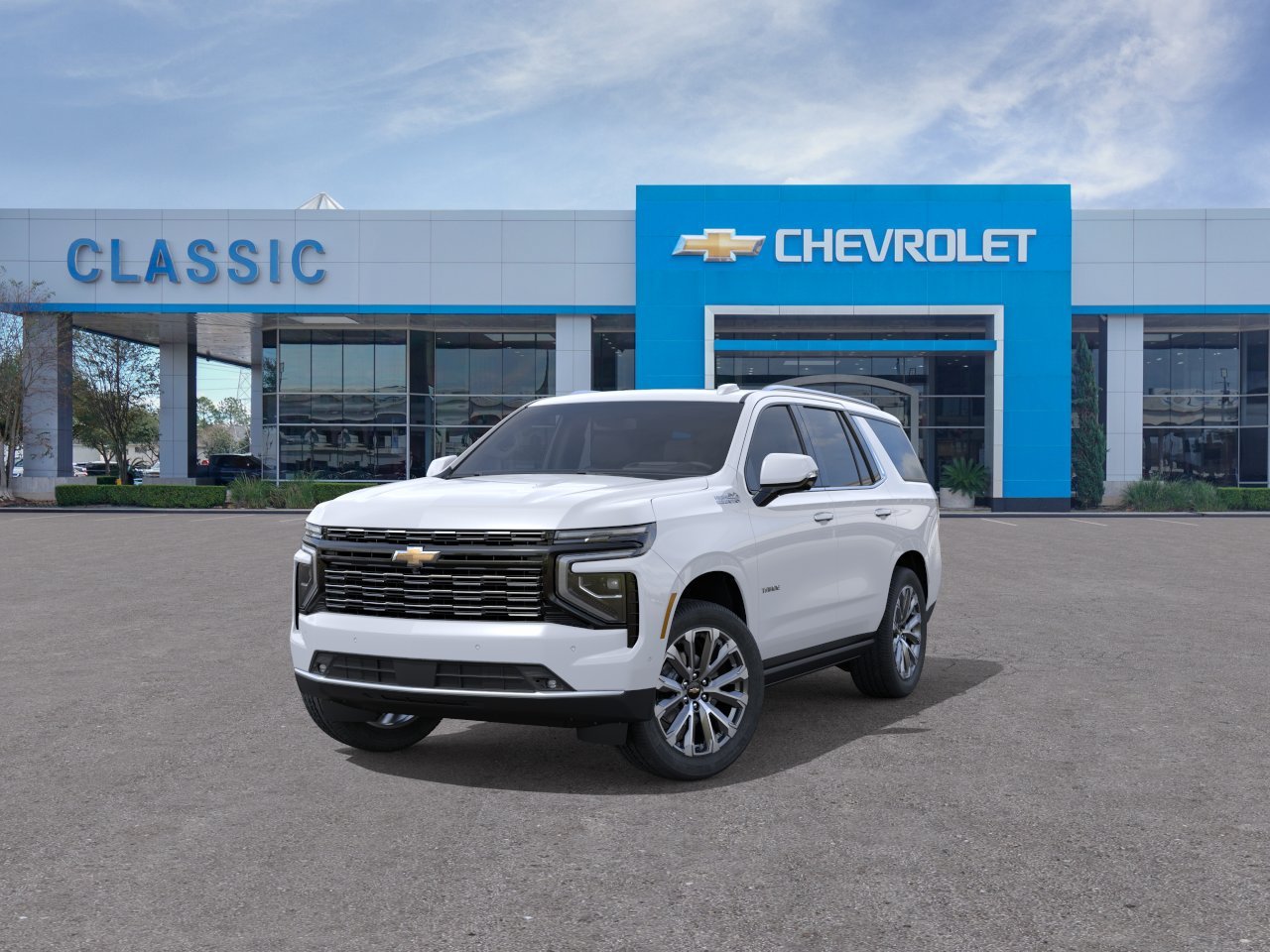 2026 Chevrolet Tahoe High Country White at Classic Elite Chevrolet Sugar Land