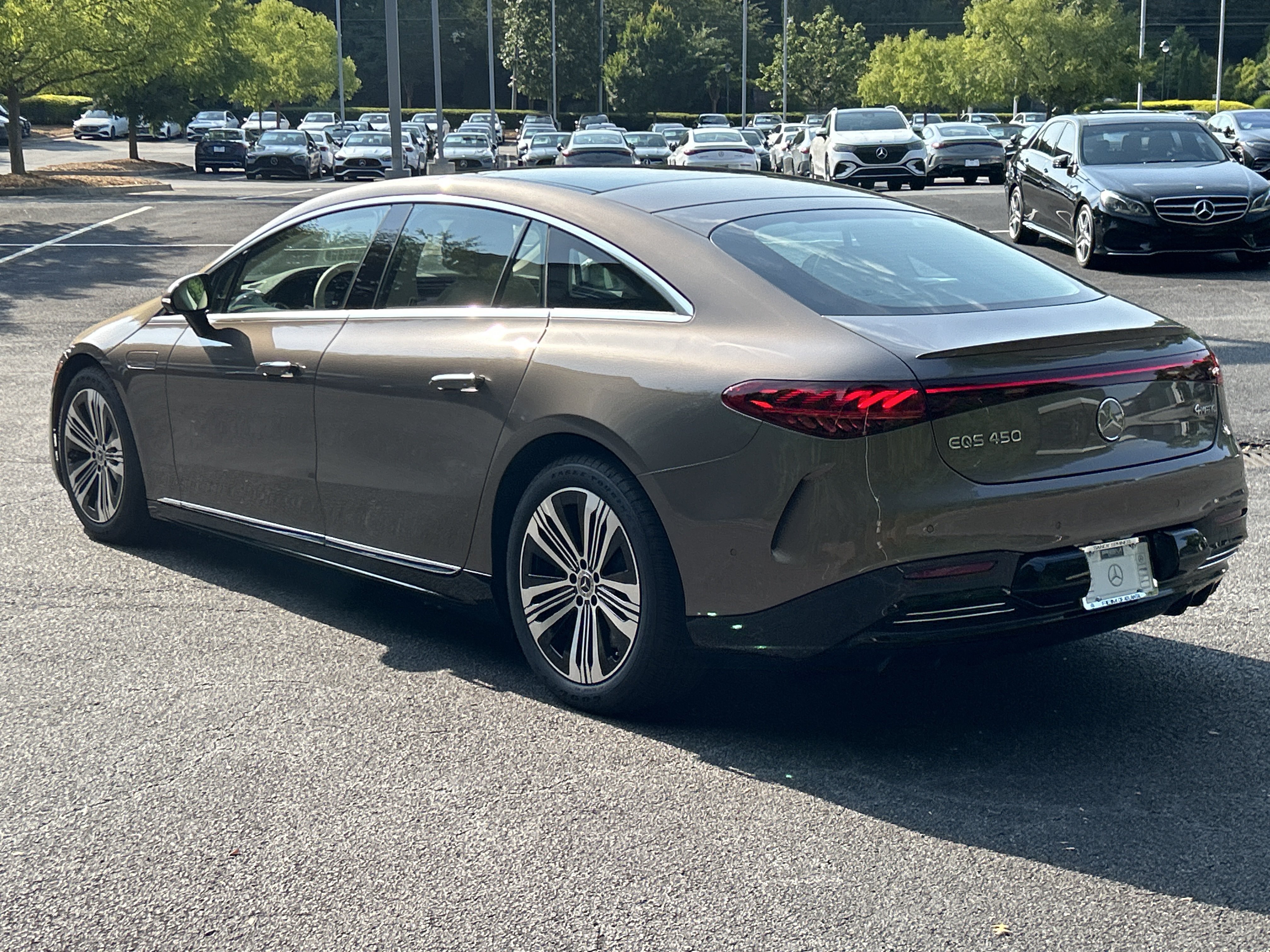 New 2026 Sonoran Brown Metallic Mercedes-Benz EQS 450 4MATIC® Sedan image 10
