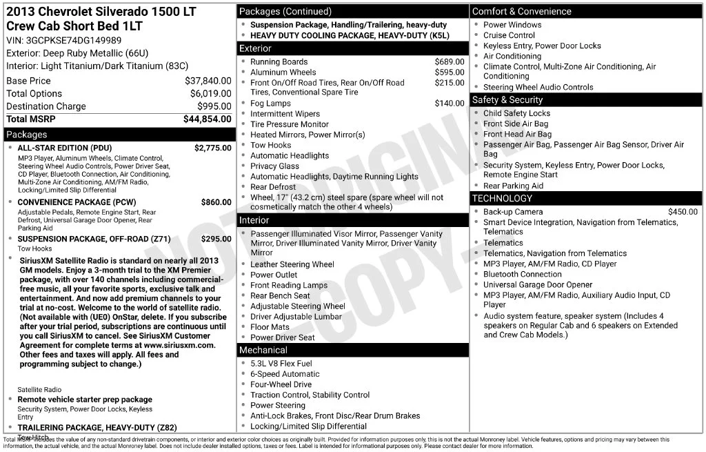 Used 2013 Red Chevrolet LT image 2