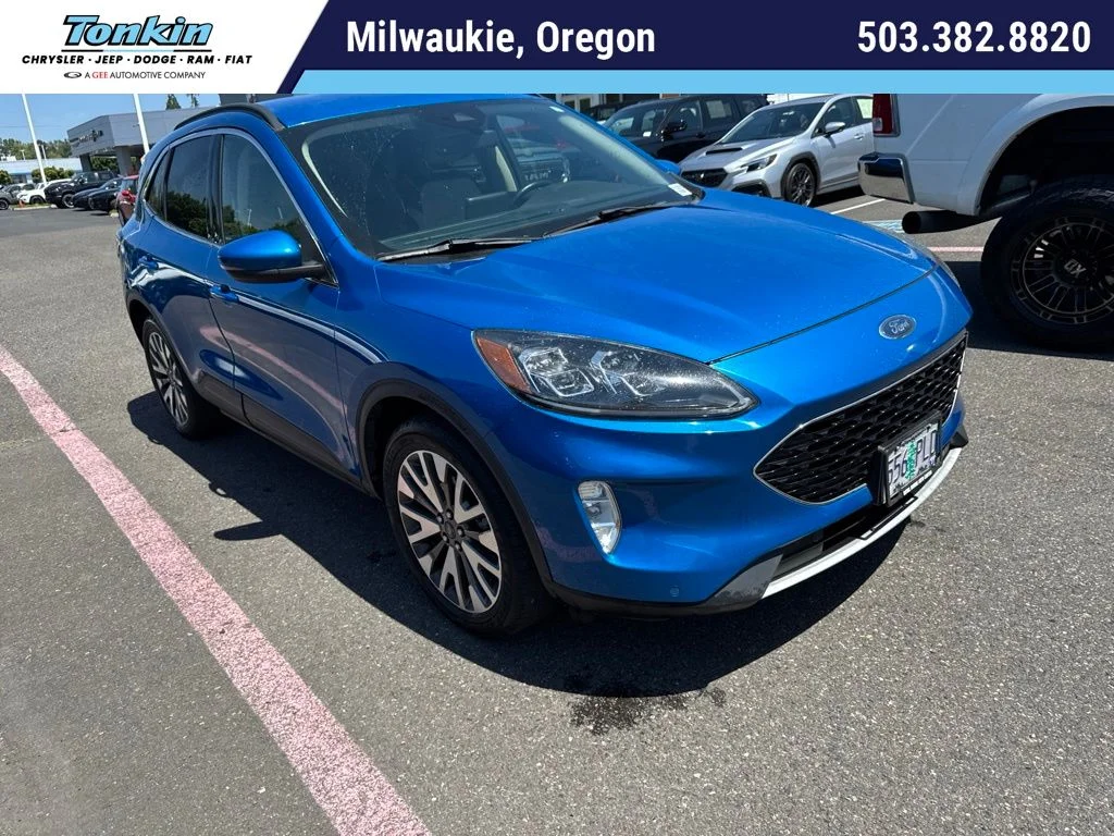 Used 2020 Blue Metallic Ford Titanium image 1