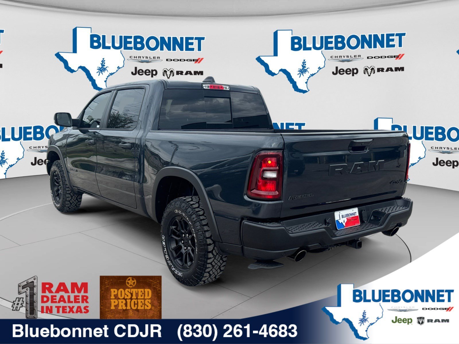 New 2027 Forged Blue Metallic Exterior Paint RAM Rebel image 7