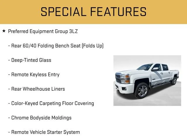 Used 2015 SUMMIT WHITE Chevrolet High Country image 12