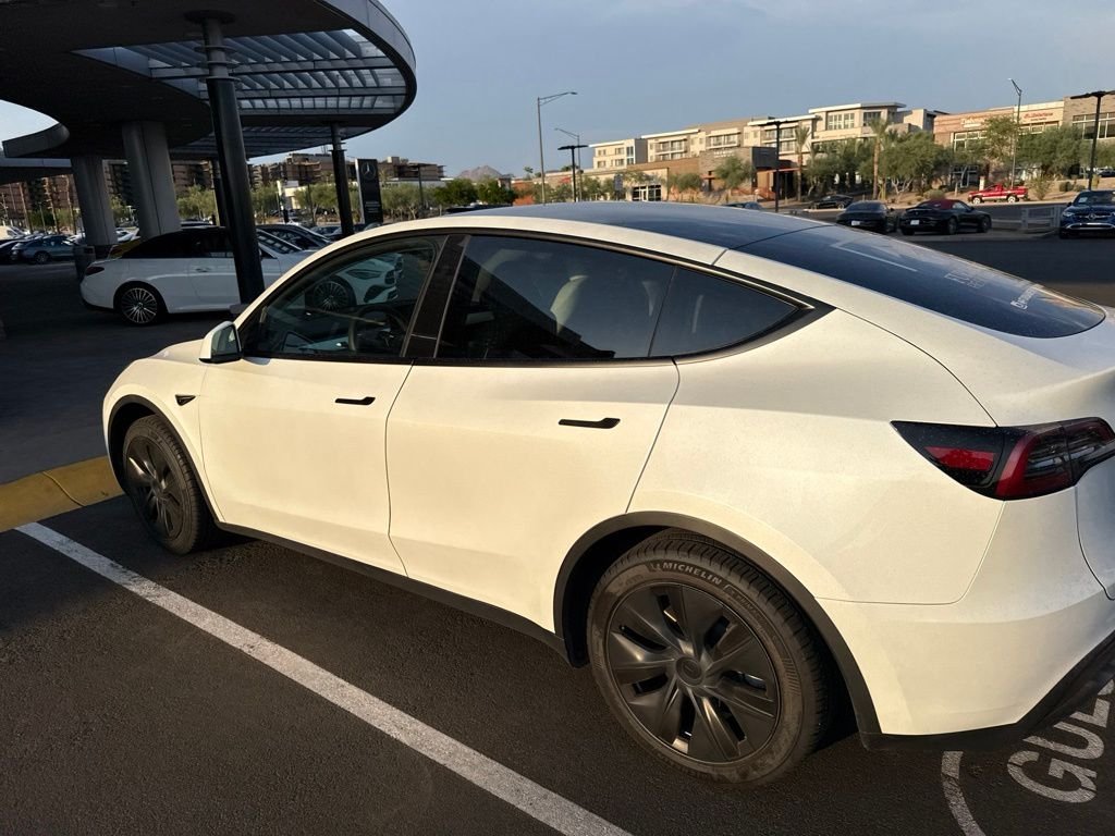 Used 2024 Pearl White Multi-Coat Tesla Long Range image 4