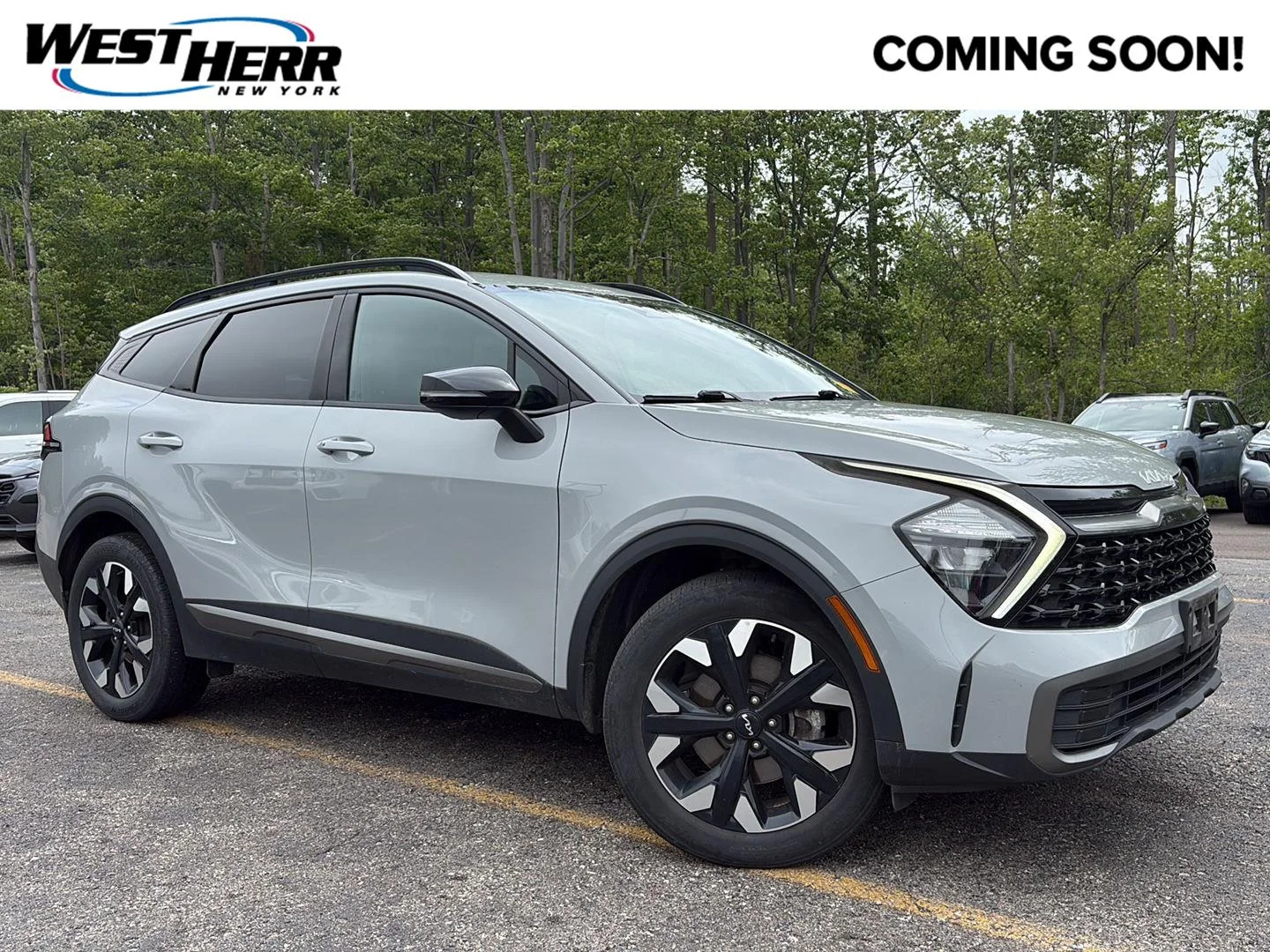 Used 2023 Wolf Gray Kia X-Line image 1