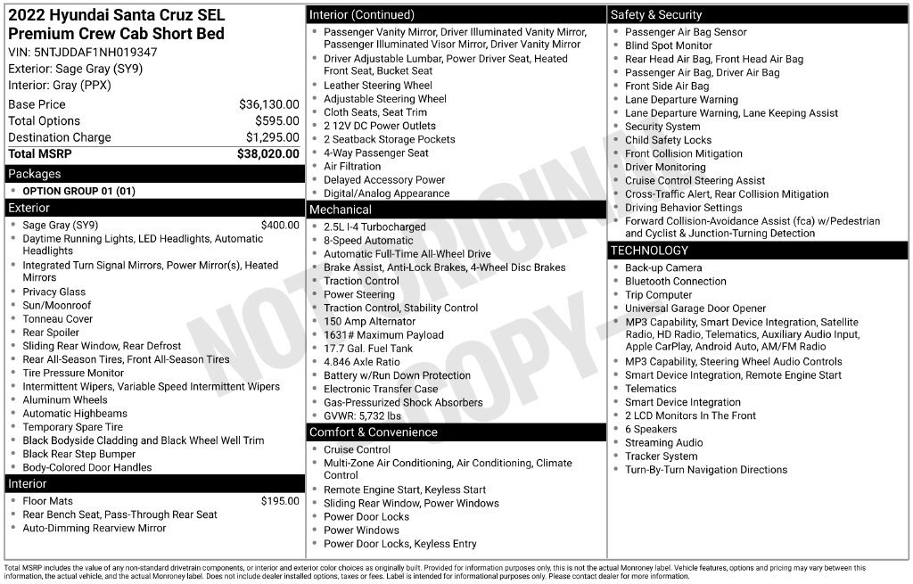 Certified Used 2022 Green Hyundai SEL Premium image 7