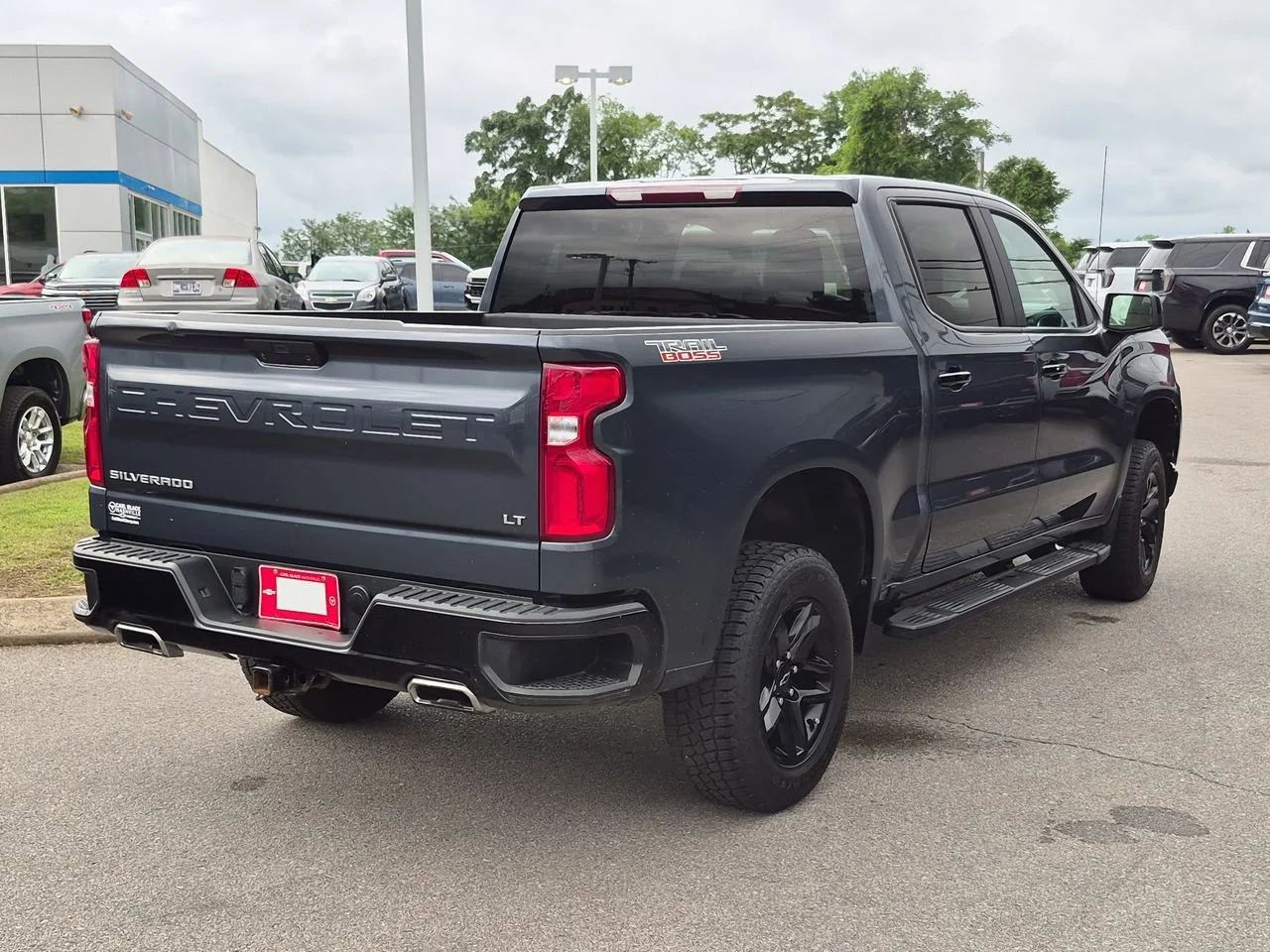 Used 2021 SHADOW GRAY METALLIC Chevrolet LT Trail Boss image 8