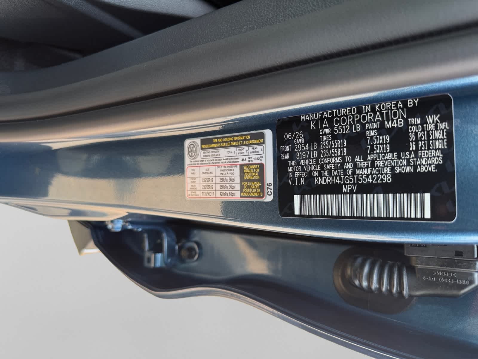 New 2026 Mineral Blue Kia EX image 25