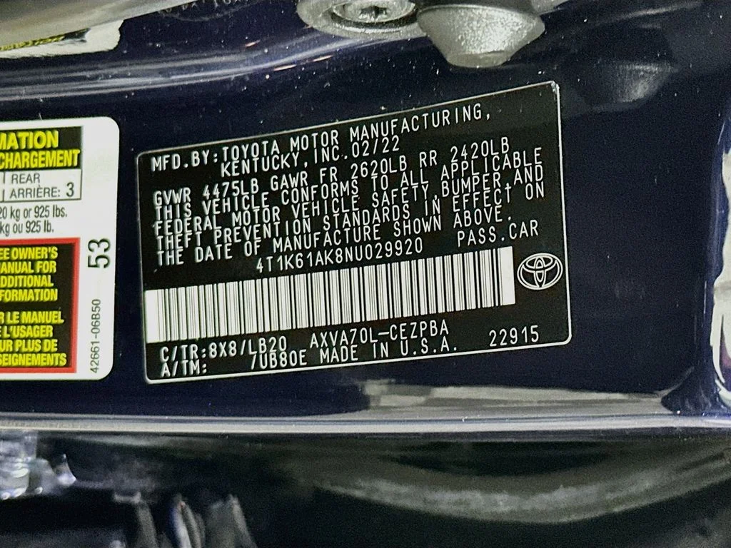 Used 2022 Blueprint Toyota XSE image 33
