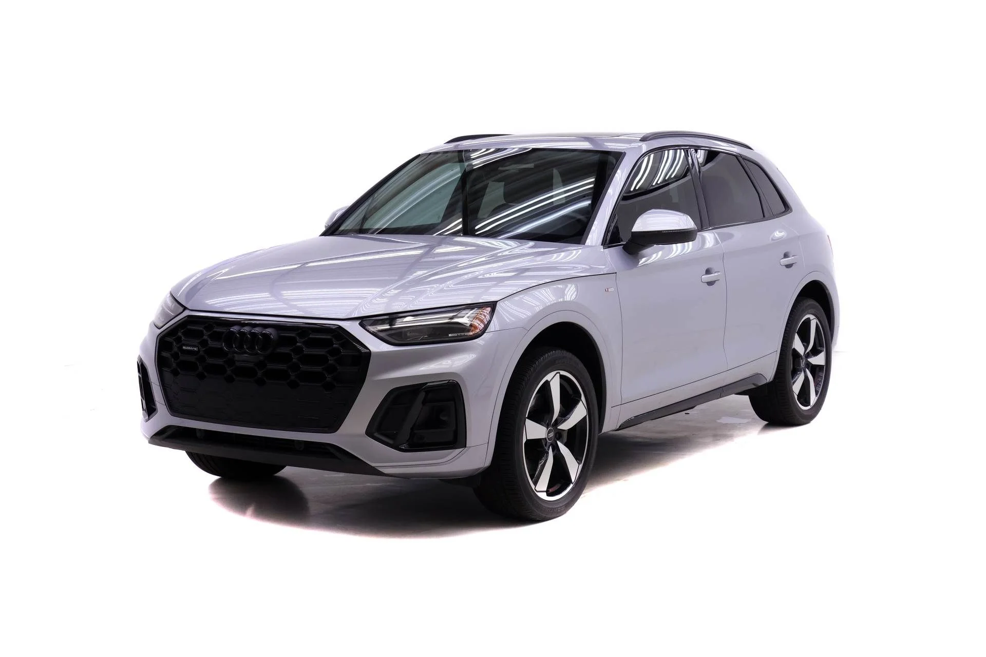 Certified Used 2023 Silver Audi 45 S line Premium Plus image 1