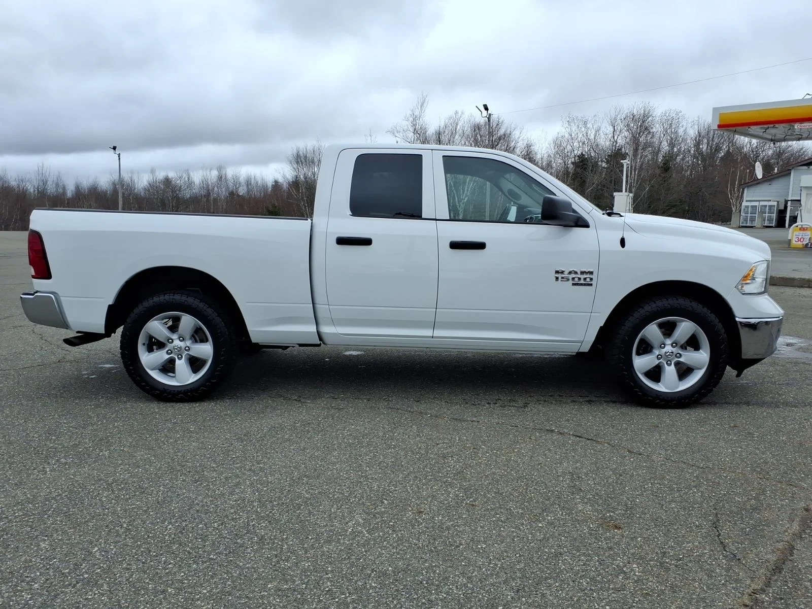 Used 2024 Bright White Clearcoat Ram SLT image 4