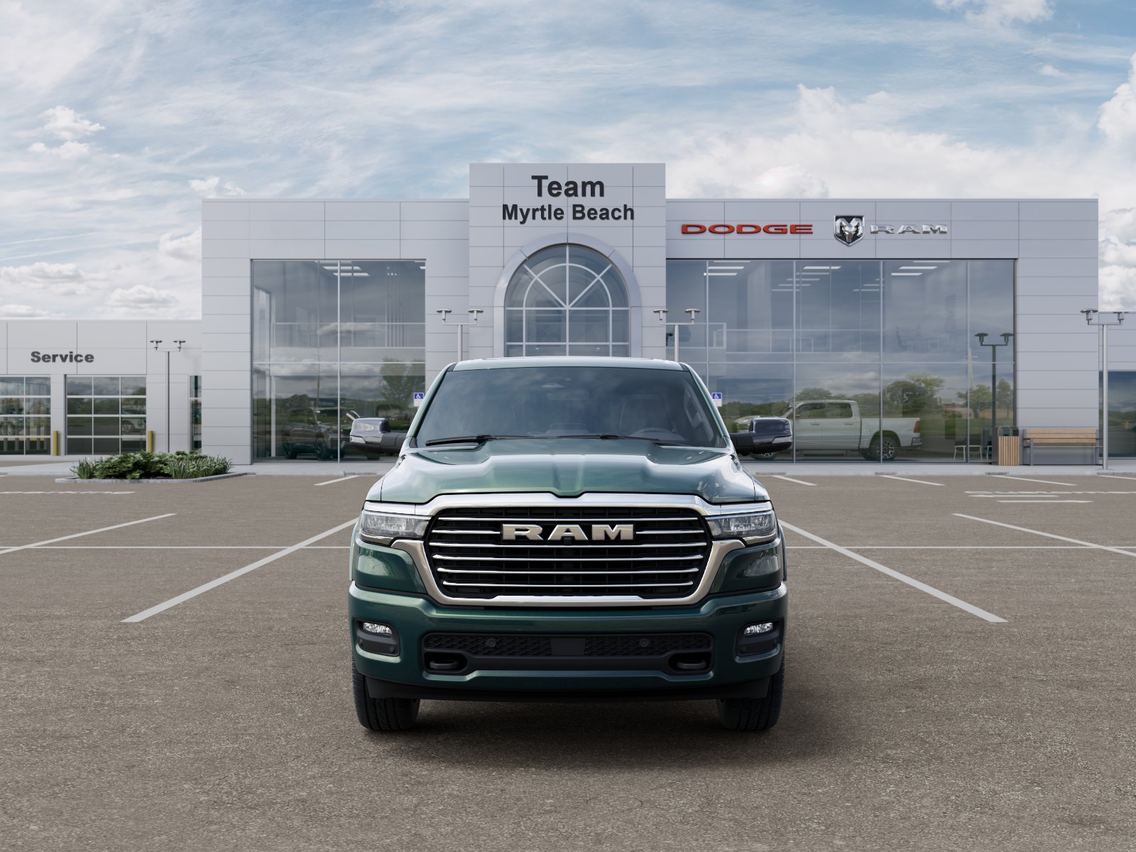 New 2027 Serrano-Green Metallic Exterior Paint RAM Laramie image 32