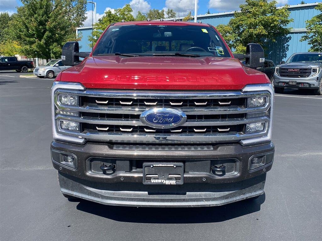 Used 2024 Rapid Red Metallic Tinted Clearcoat Ford King Ranch image 6