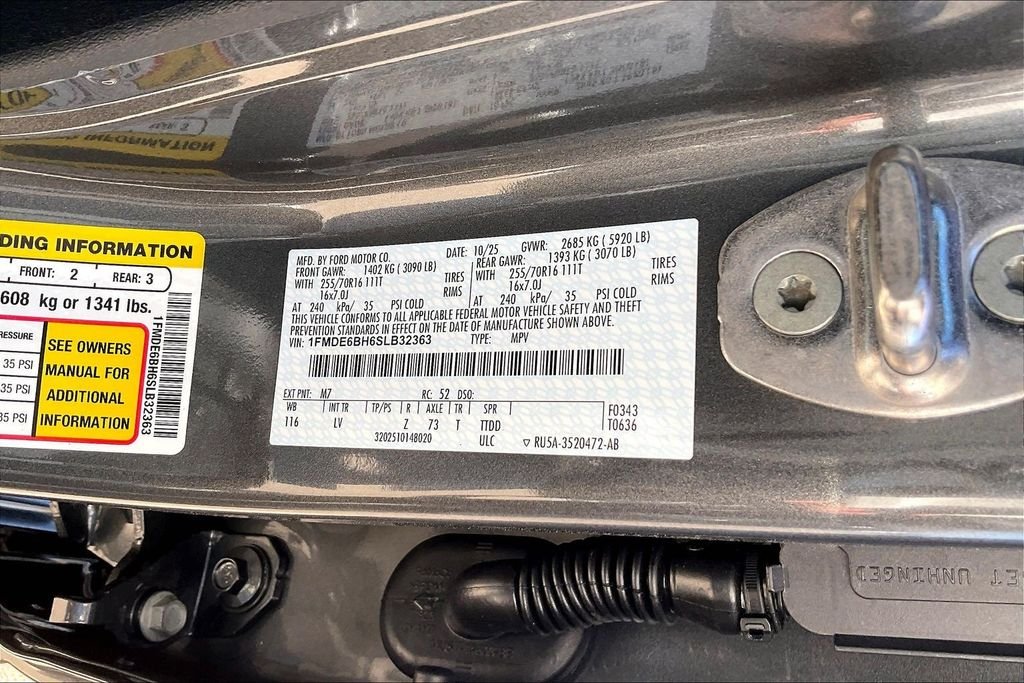 New 2025 Carbonized Gray Metallic Ford Base image 11