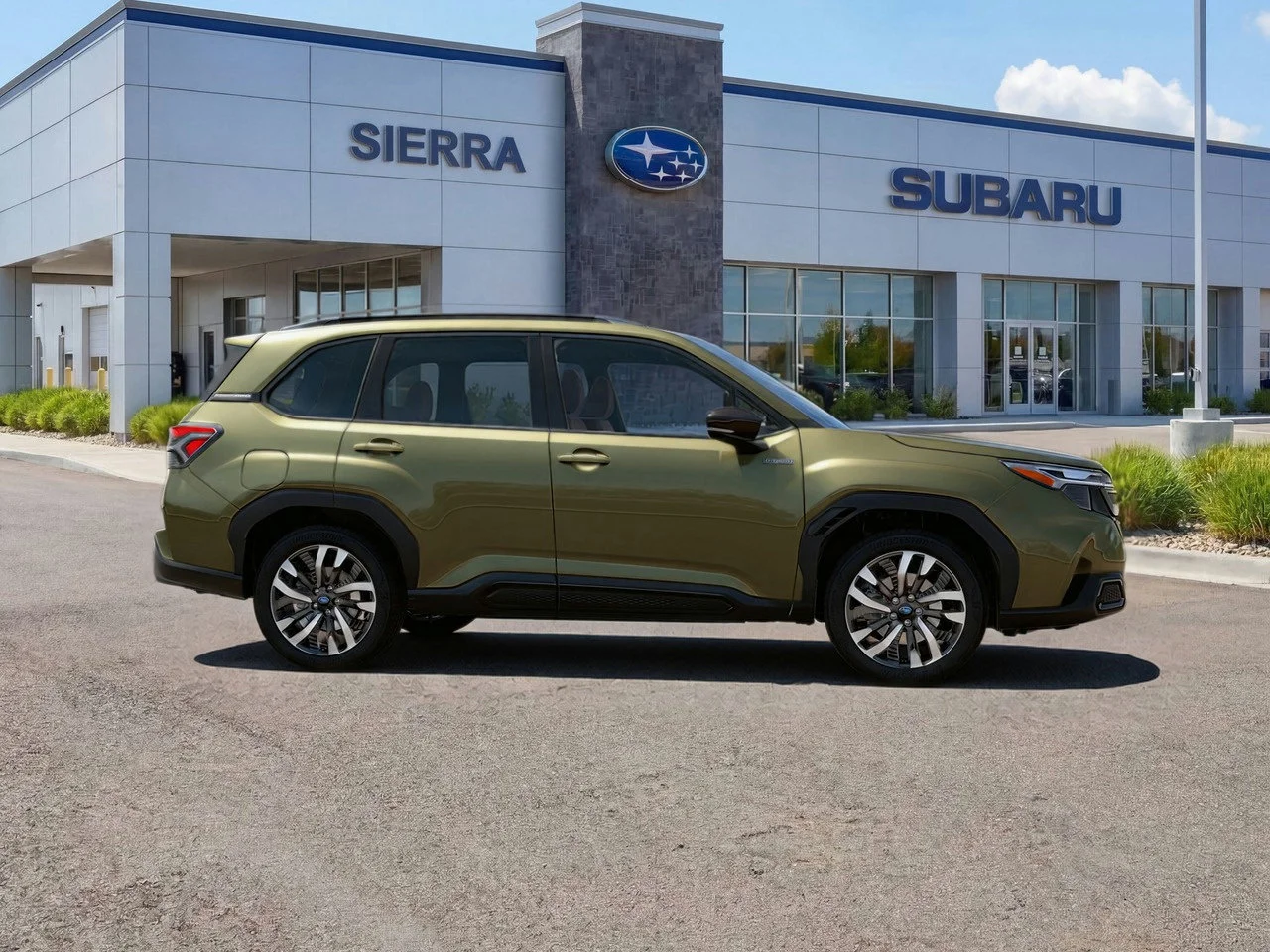New 2026 Autumn Green Metallic/Crystal Black Silica Subaru Touring Hybrid image 14