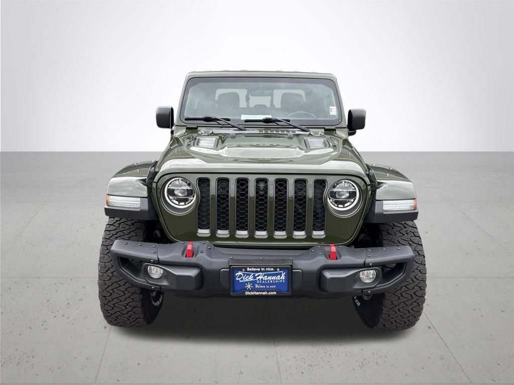 Used 2022 Green Clearcoat Jeep Rubicon image 2