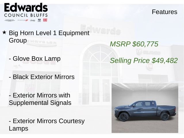 New 2026 Forged Blue Metallic Exterior Paint RAM Big Horn/Lone Star image 23