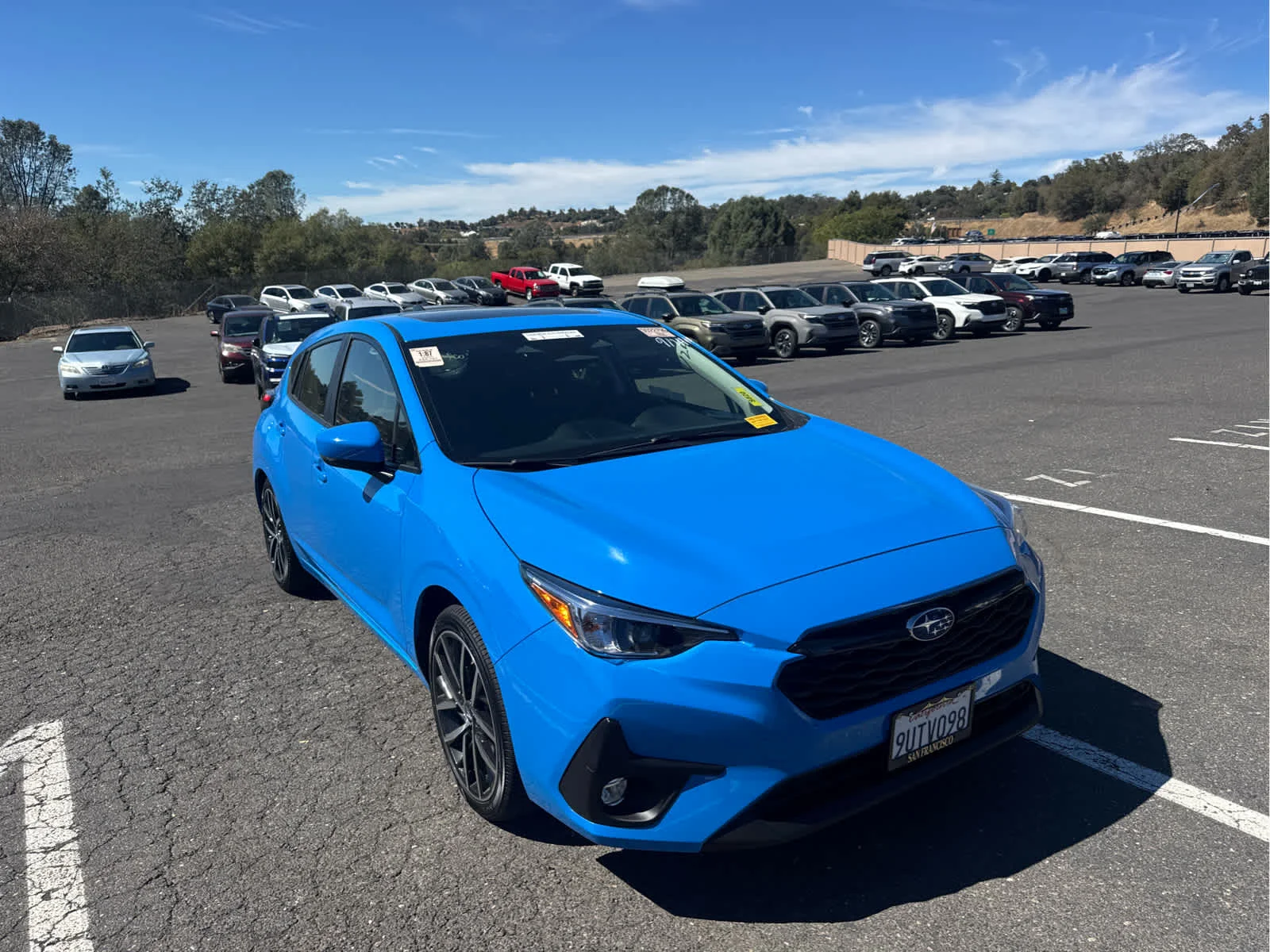 Used 2025 Oasis Blue Pearl Subaru Sport image 3