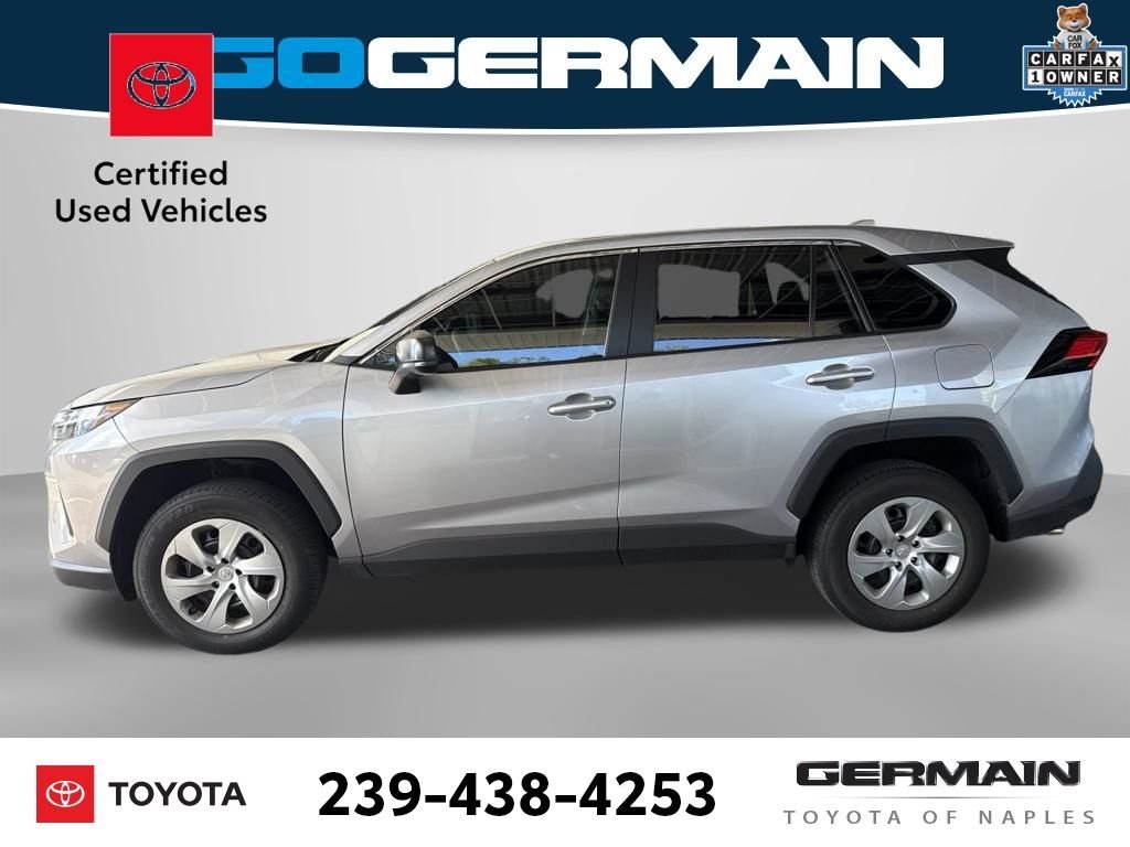 Used 2023 Silver Toyota LE image 3
