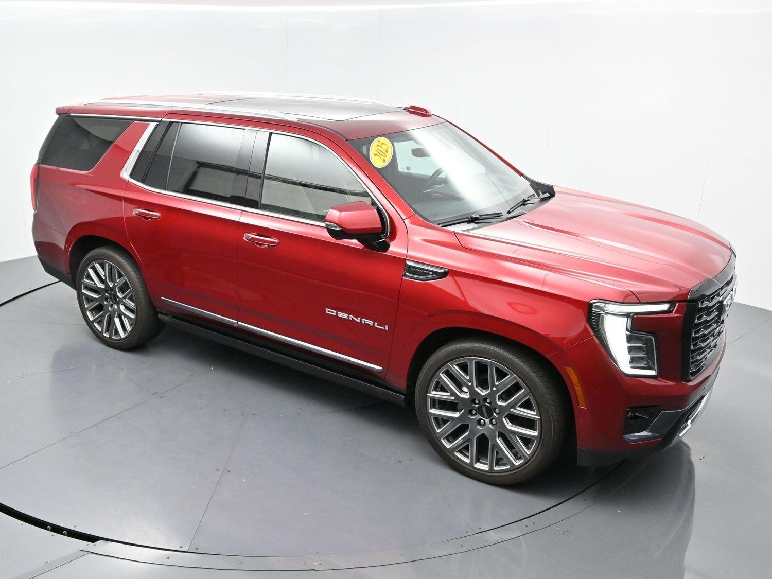 Used 2025 Volcanic Red Tintcoat GMC Denali Ultimate image 49