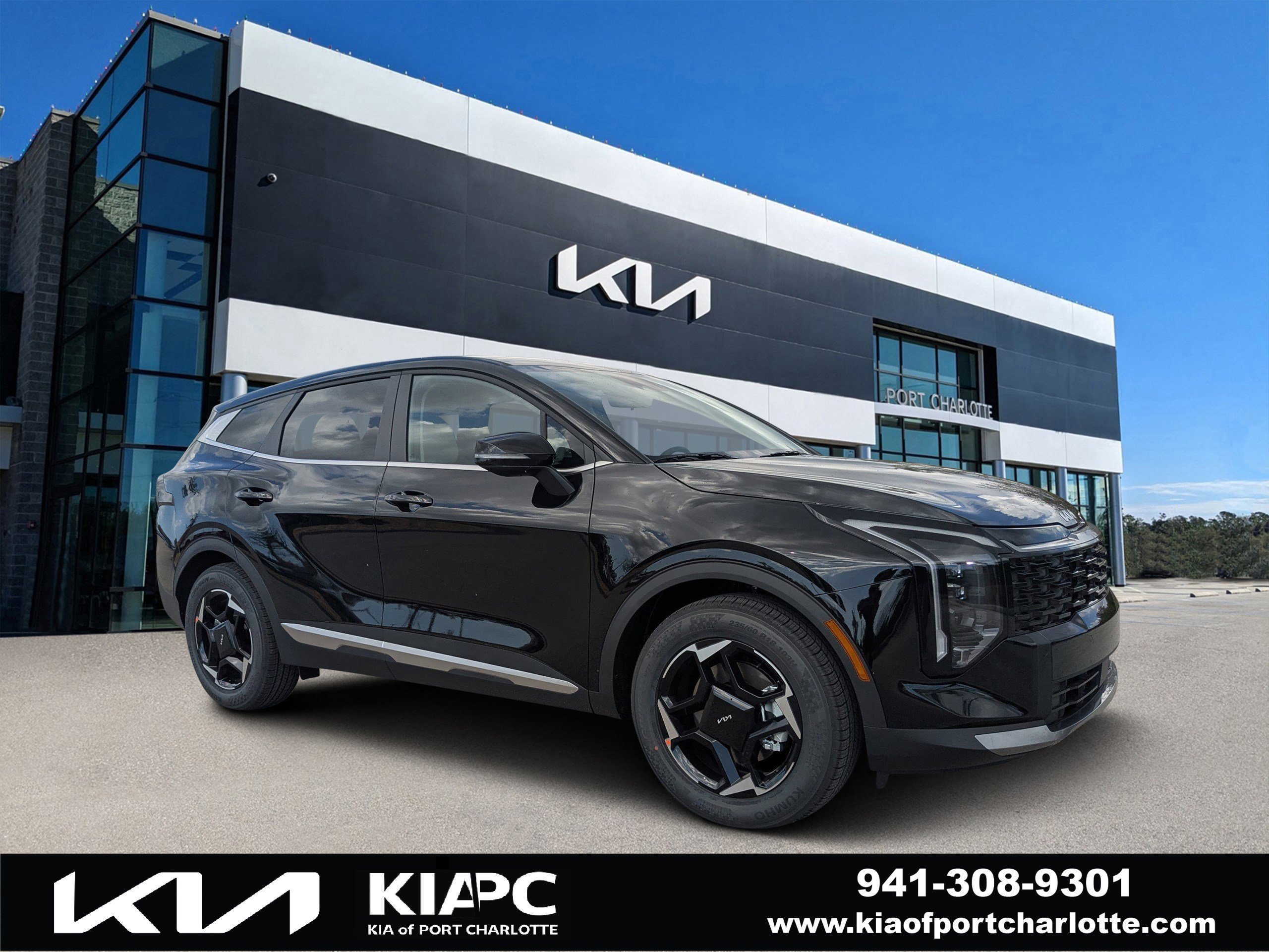 New 2026 Ebony Black Kia EX image 1