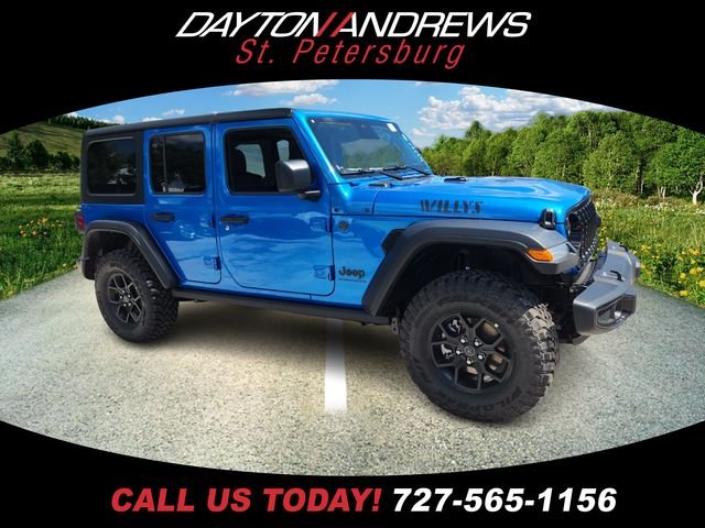 New 2025 Hydro Blue Pearlcoat Jeep Willys image 1