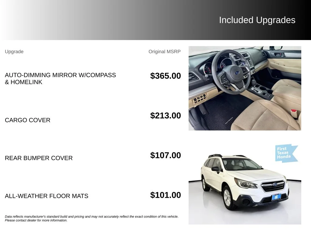 Used 2018 Crystal White Pearl Subaru 2.5i image 5