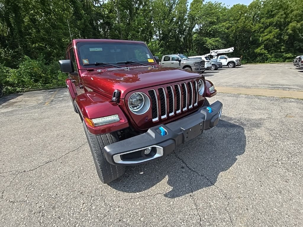Used 2022 Red Jeep Unlimited Sahara 4xe image 11