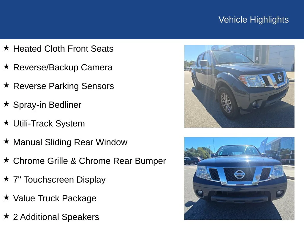 Used 2019 Blue Nissan SV image 8
