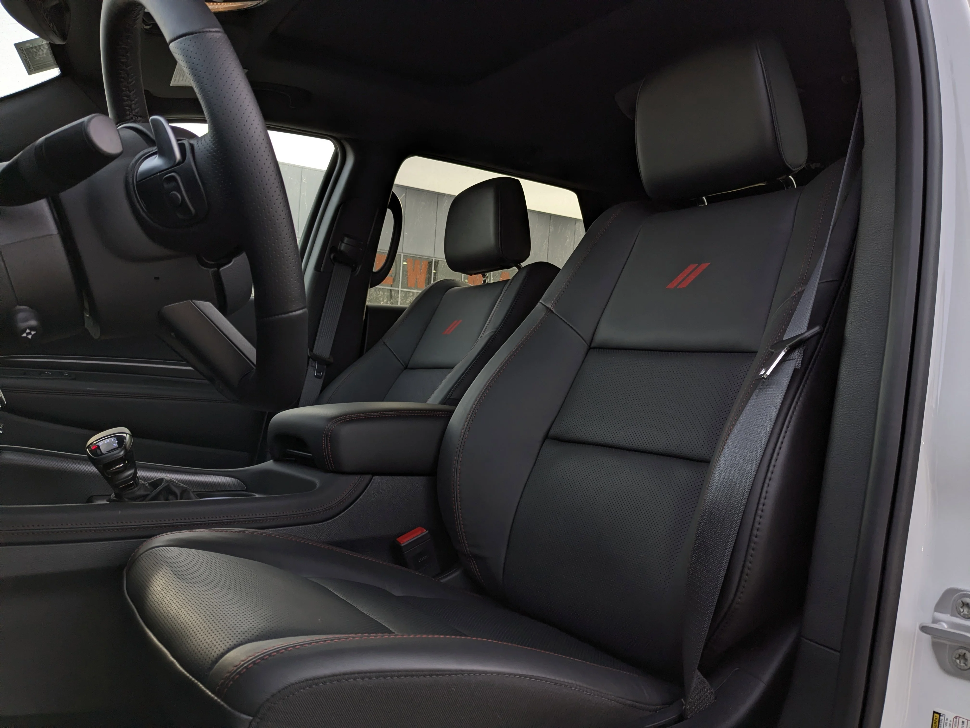 New 2026 White Dodge GT Plus - - GT Plus Pkg (2BH) - 2nd Row Captain Chairs - Ebony Red Leather?Faced Seats - 10.1 Nav & image 14
