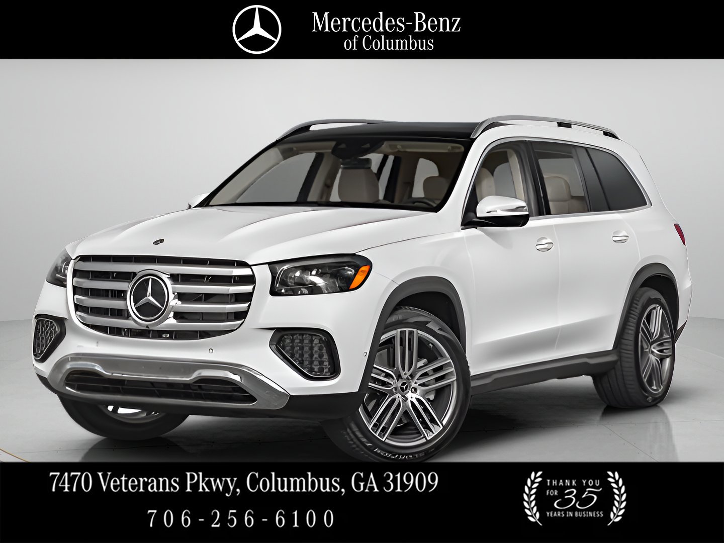 New 2026 Polar White Mercedes-Benz GLS 450 image 1