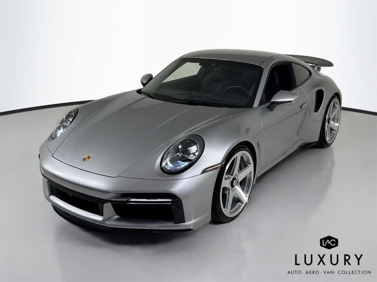 Used 2024 GT Silver Metallic Porsche Turbo S | AG Luxury Wheels |PCCB | Front Lift | Sport Seats image 4