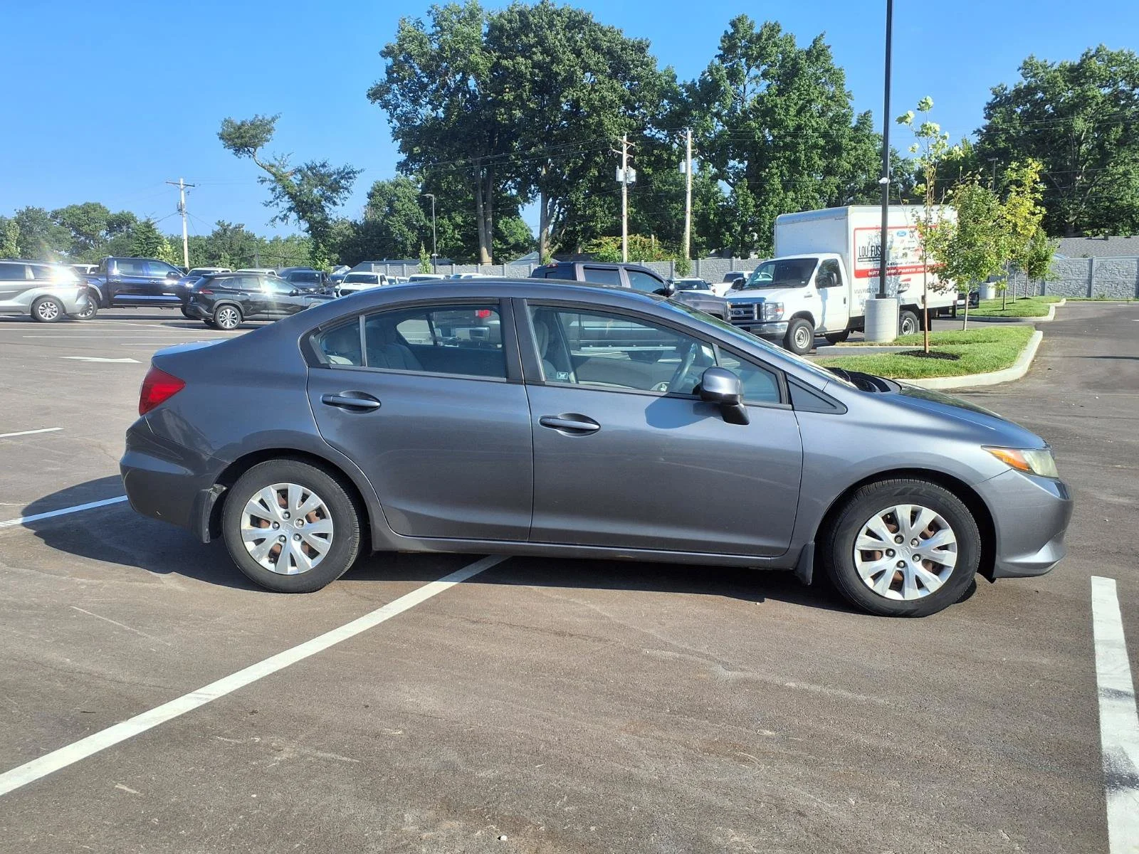 Used 2012 Polished Metal Metallic Honda LX image 2