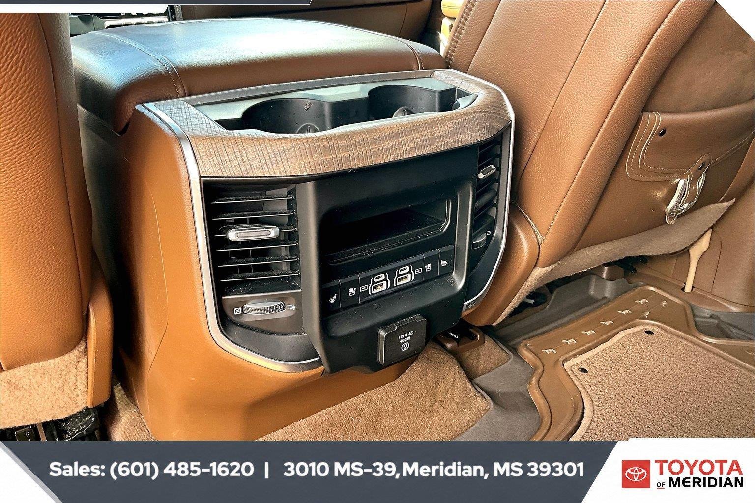 Used 2021 Diamond Black Crystal Pearlcoat Ram Longhorn image 24