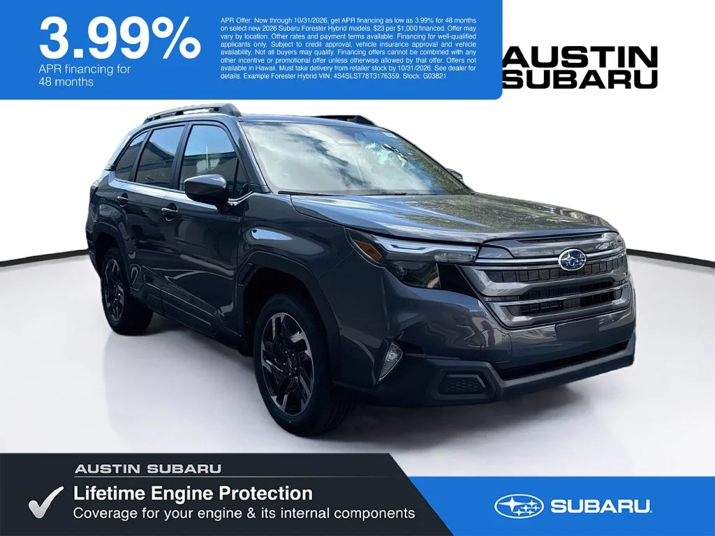 New 2026 Gray Subaru Premium Hybrid image 1