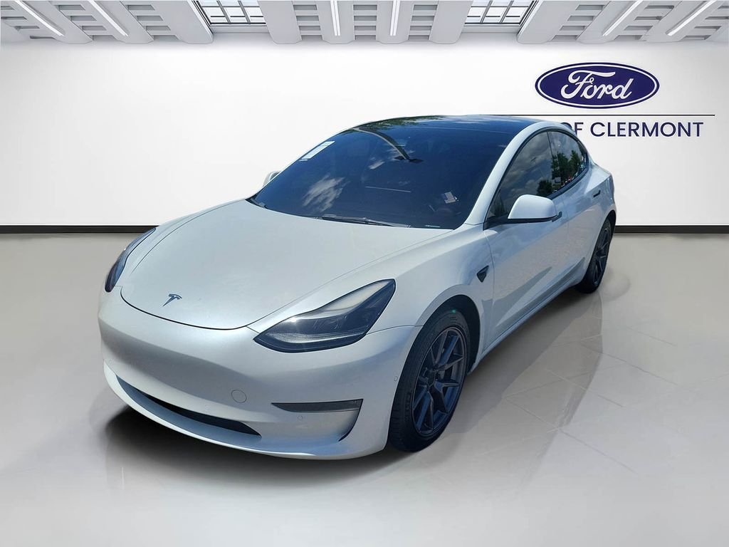 Used 2022 Tesla Model 3 Long Range with VIN 5YJ3E1EBXNF252278 for sale in Clermont, FL