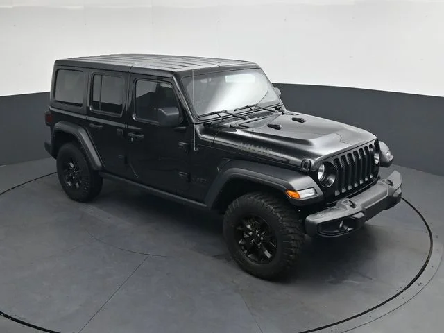 Used 2022 Black Clearcoat Jeep Unlimited Willys image 23