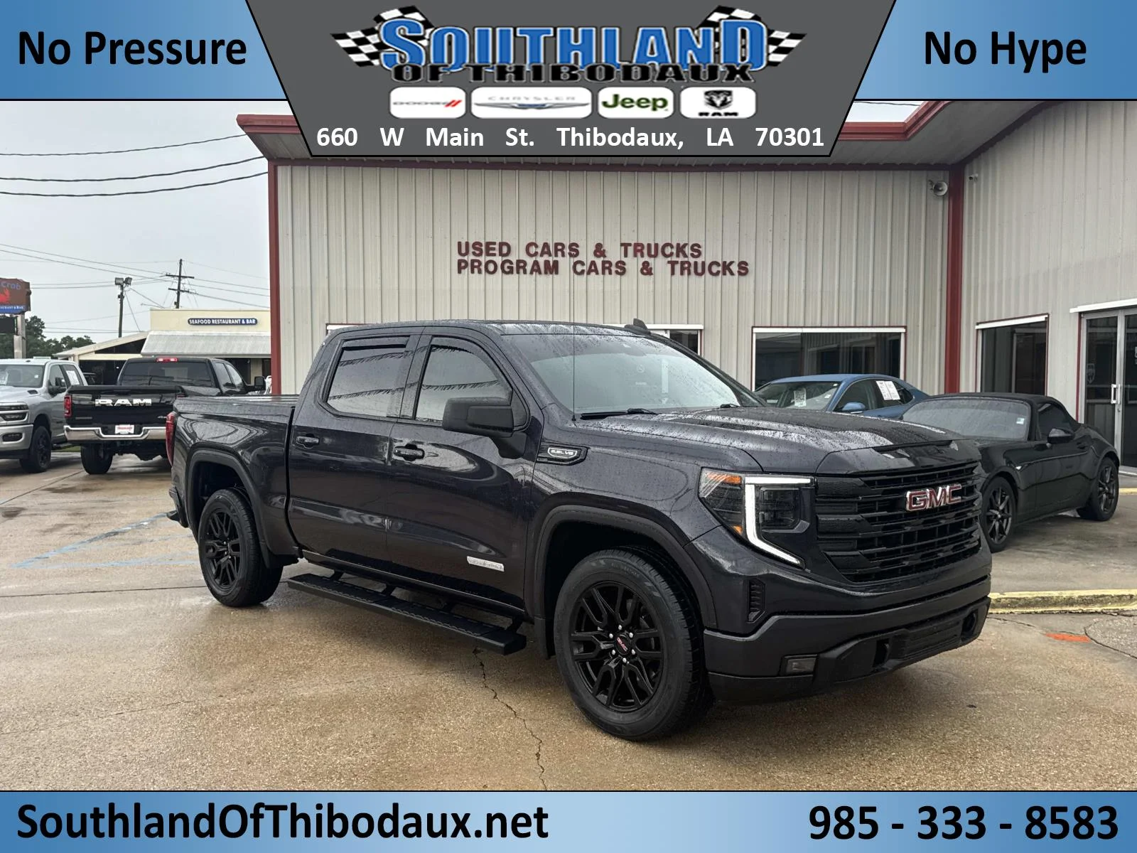 Used 2024 Thunderstorm Gray GMC Elevation image 1