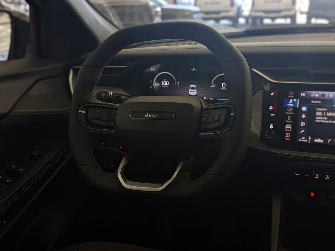 New 2026 White Jeep Laredo - - 4x4 - Pkg 23F - Compact Spare - 1.6L Turbo Hybrid - 12.3 Touchscreen & More! image 16