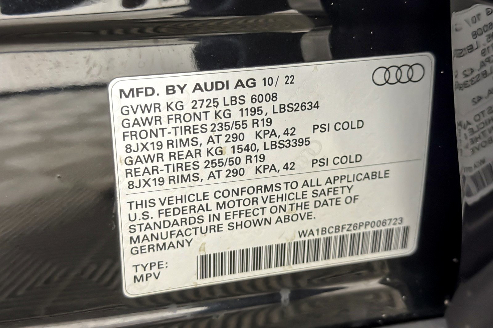 Used 2023 Mythos Black Metallic Audi Premium Plus 40 RWD image 27