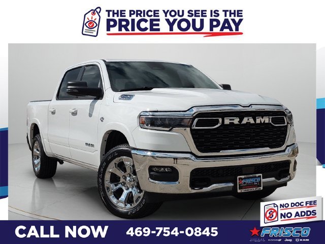 New 2027 Bright White Clear-Coat Exterior Paint RAM Big Horn/Lone Star image 1