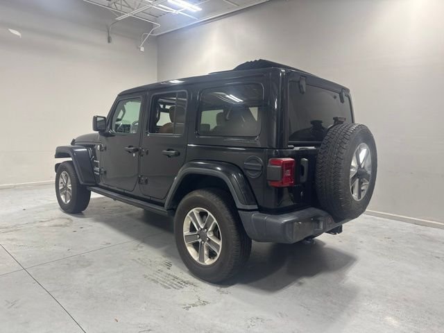 Used 2020 Black Jeep Unlimited Sahara image 8