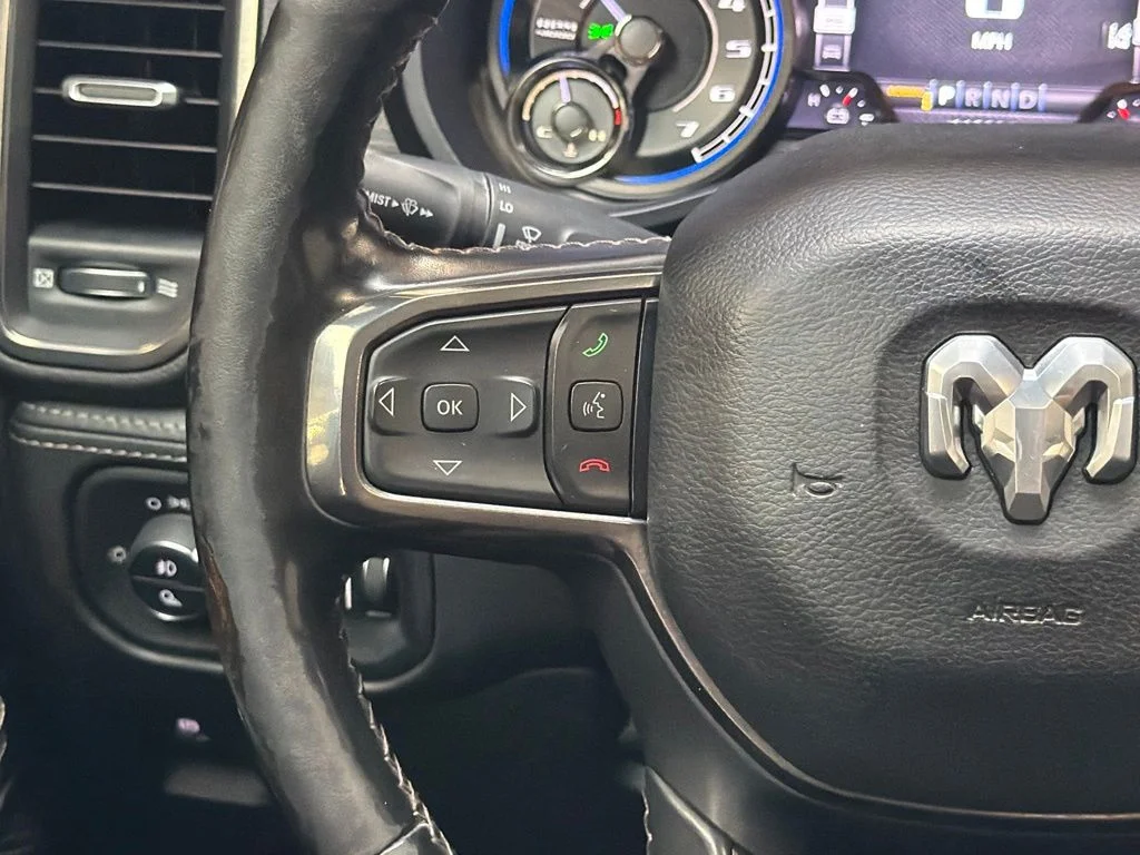 Used 2019 Ivory White Tri-Coat Pearlcoat Ram Limited image 21