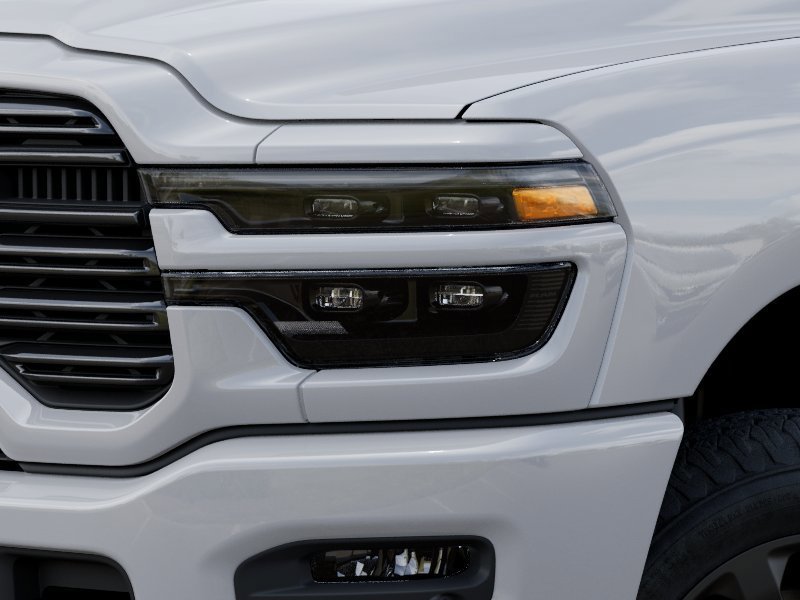 New 2026 Bright White Clear-Coat Exterior Paint RAM Laramie image 10