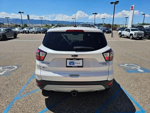 Used 2018 White Platinum Clearcoat Metallic Ford Titanium image 6